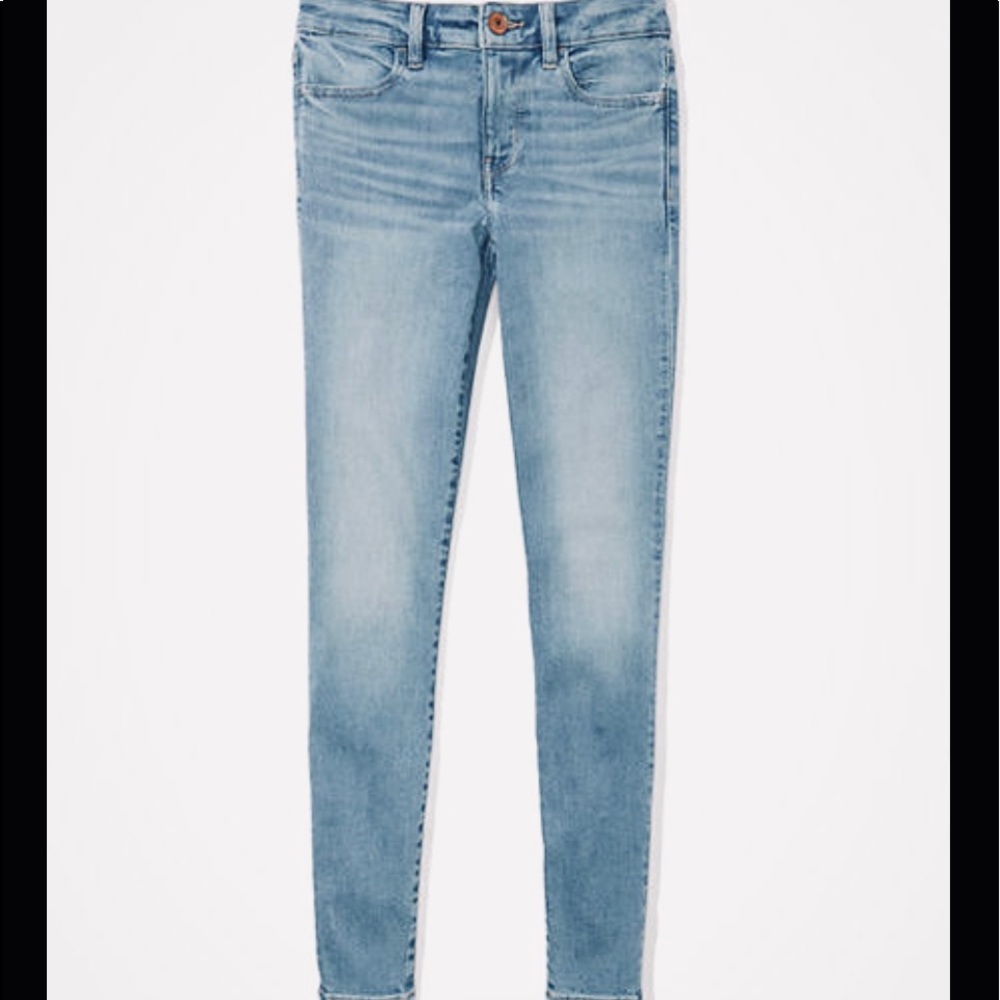 🦅Aeo super stretch skinny jeans straight leg